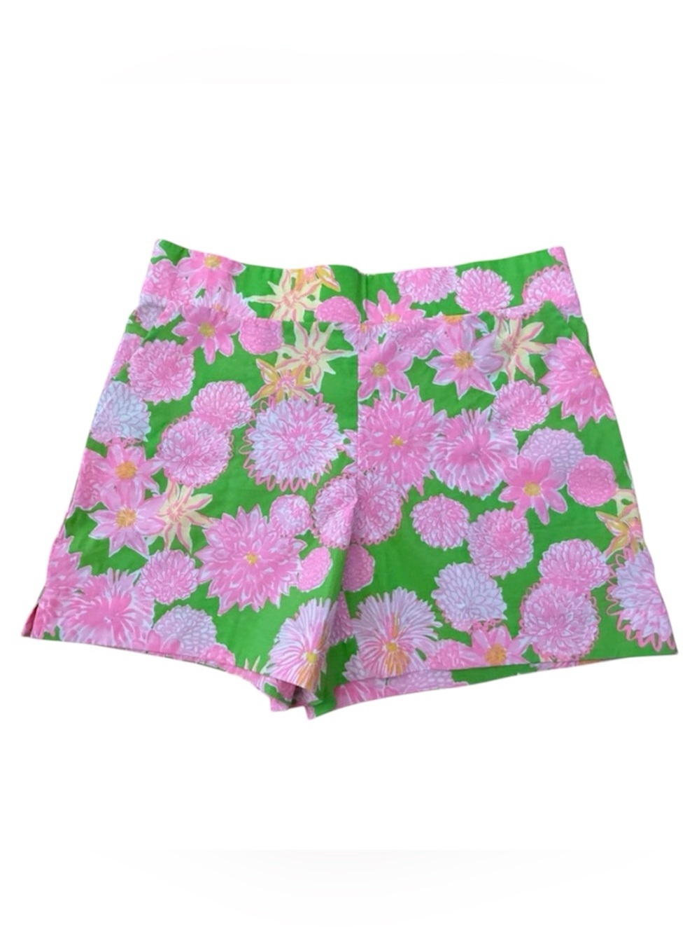 Lilly Pulitzer Alista Stretch Shorts Seaside Garden Size Small - Picture 2 of 5